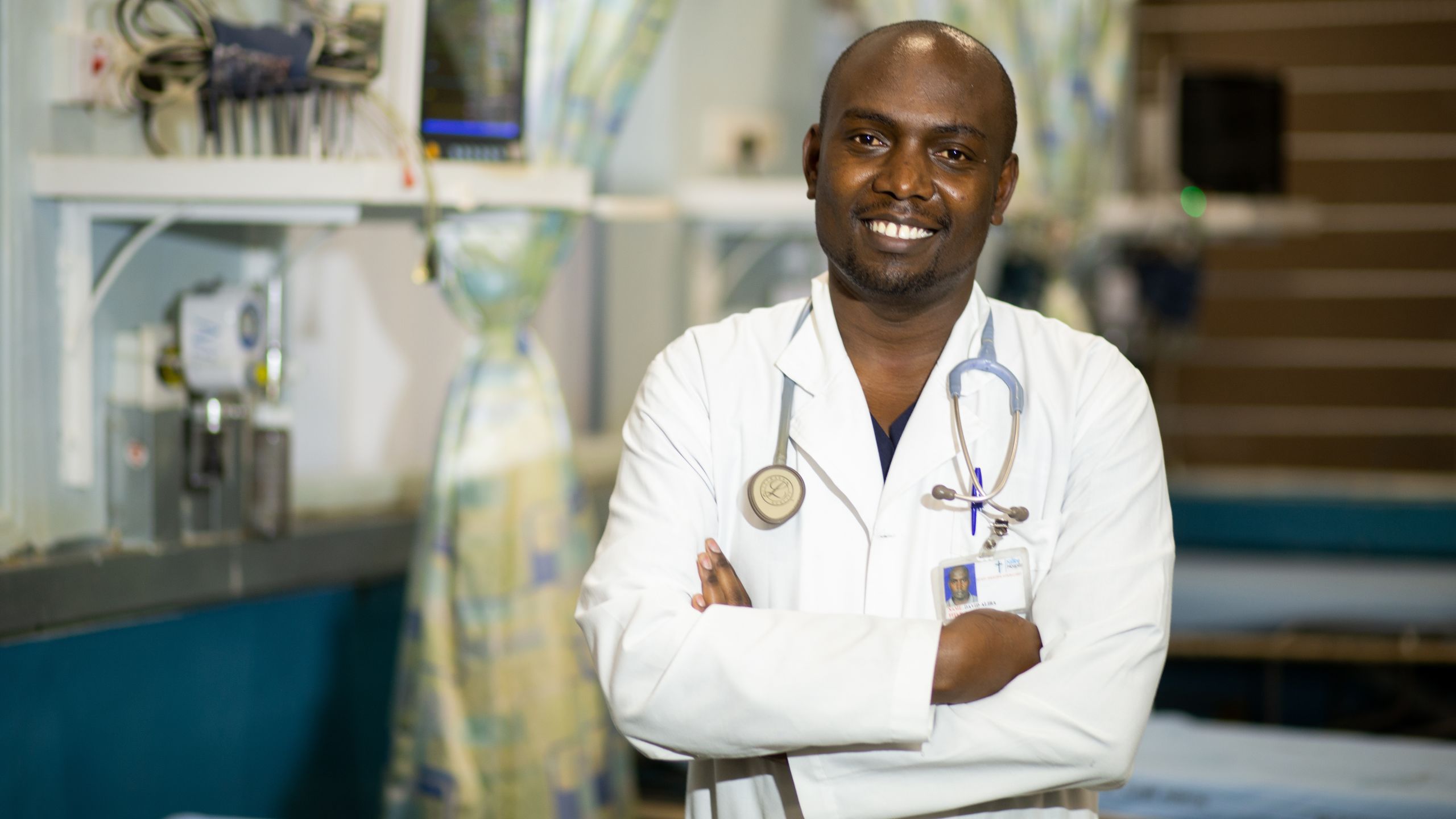 David Aliba, a clinical officer.